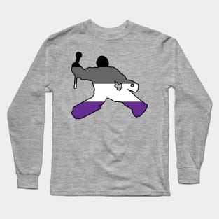 Field Hockey Goalie: Asexual Pride Long Sleeve T-Shirt